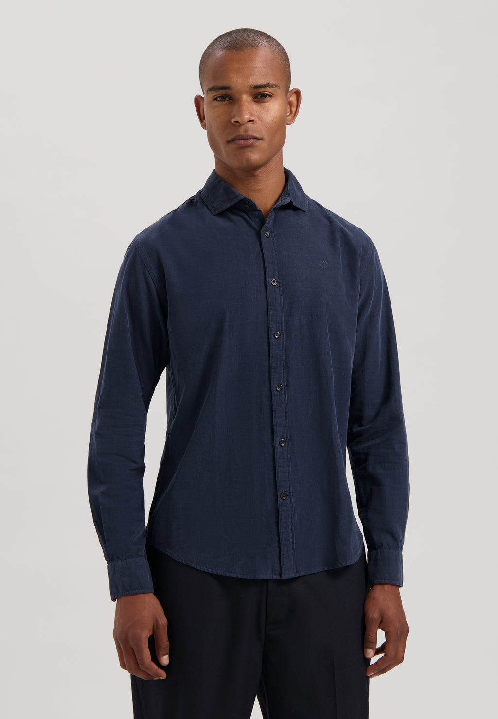 Hemden lange mouw blauw Dstrezzed