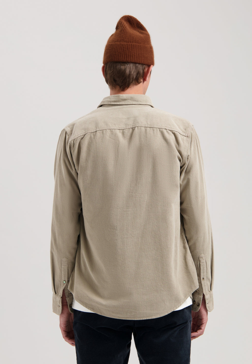 Hemden lange mouw beige Dstrezzed