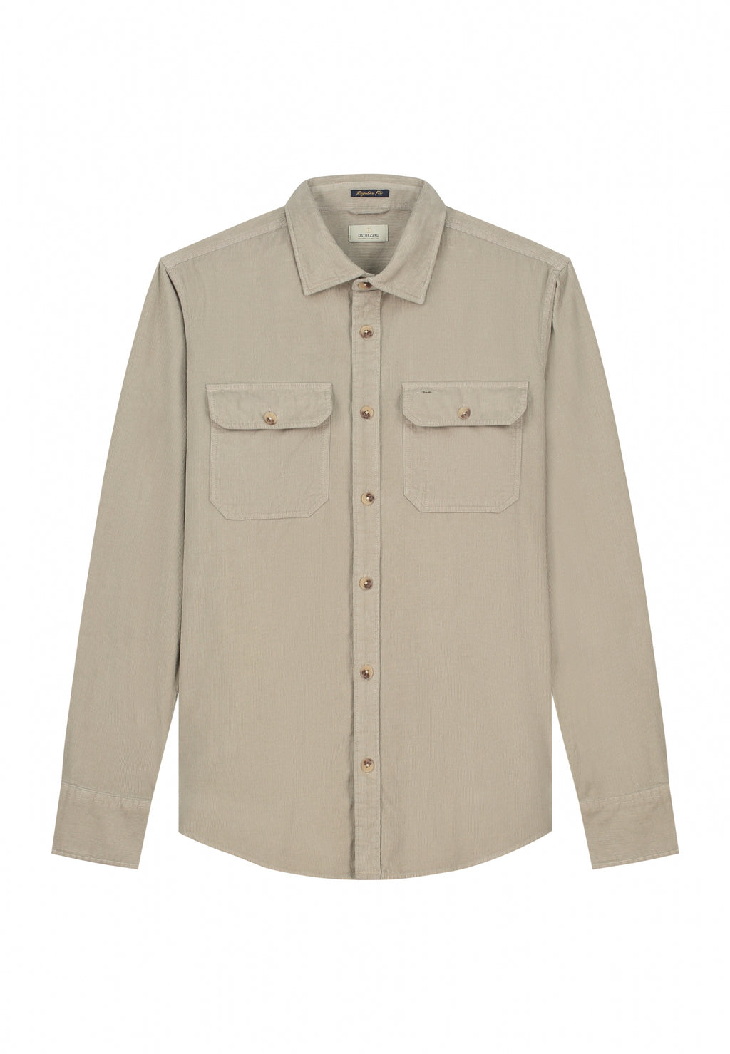 Hemden lange mouw beige Dstrezzed