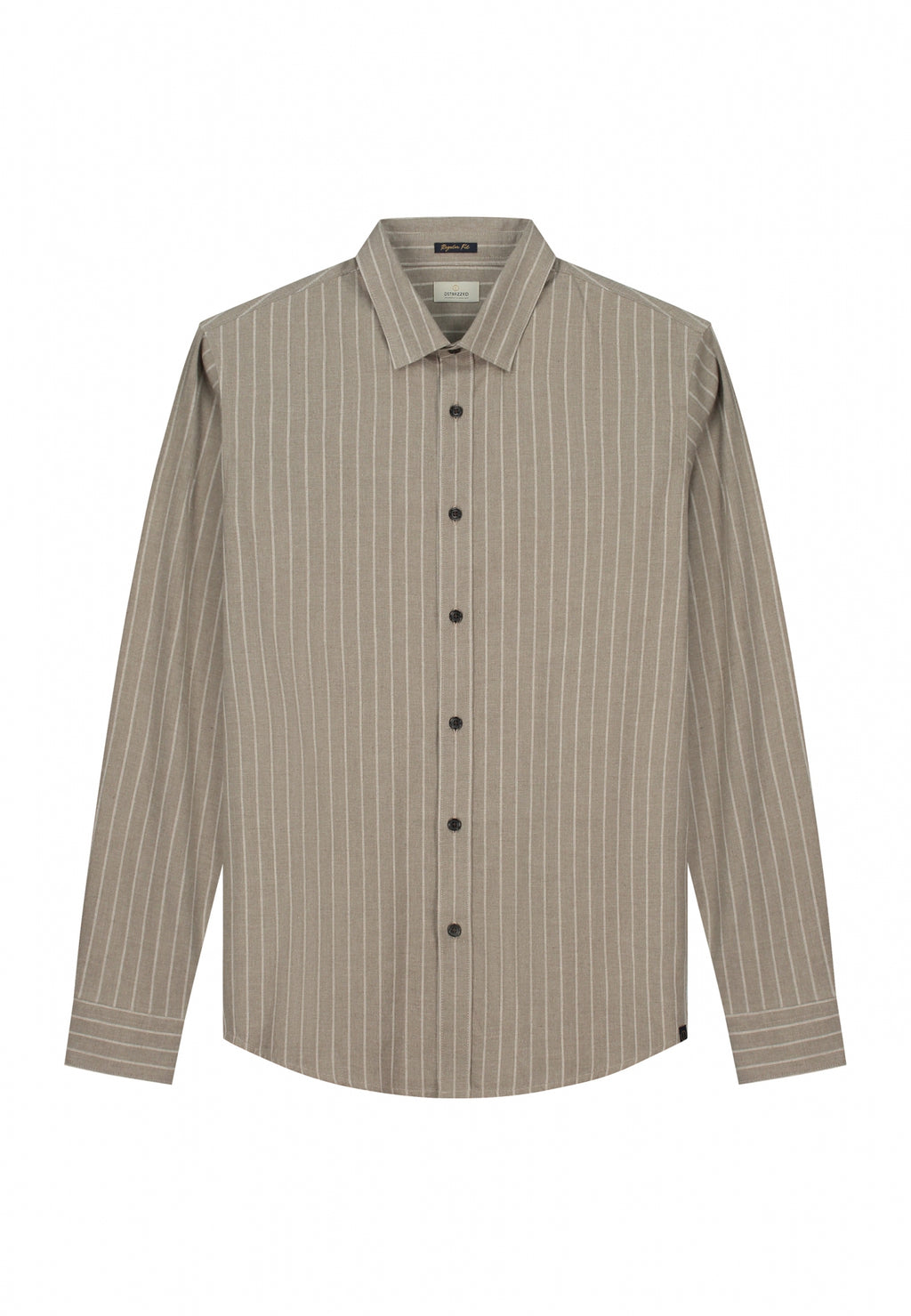 Hemden lange mouw bruin Dstrezzed