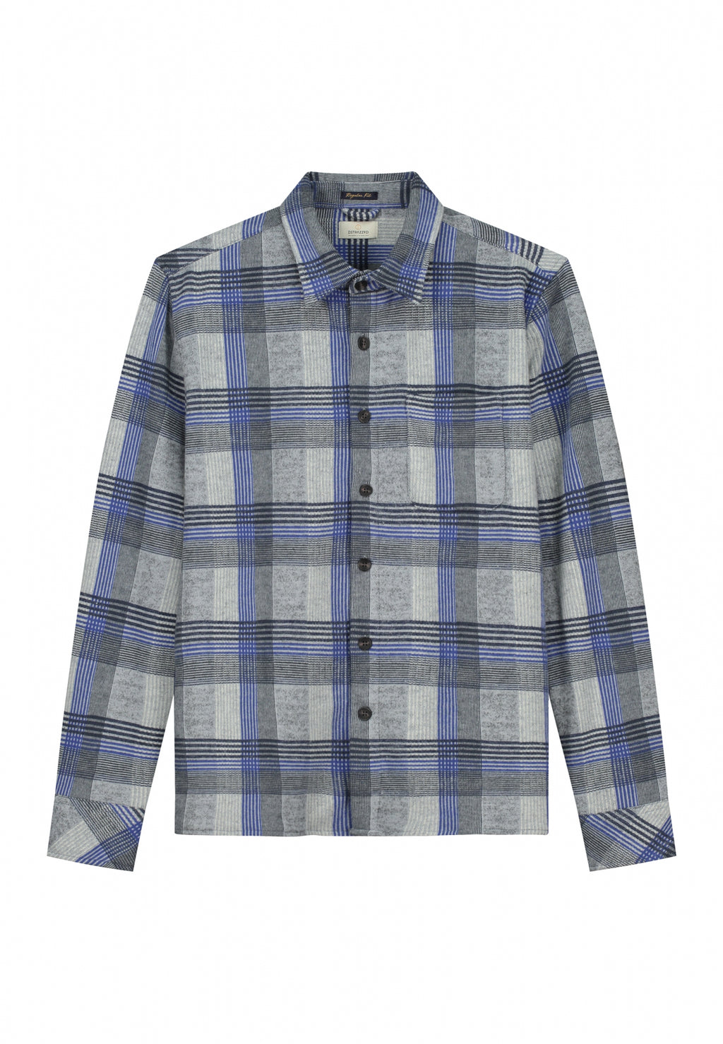 Hemden lange mouw navy Dstrezzed