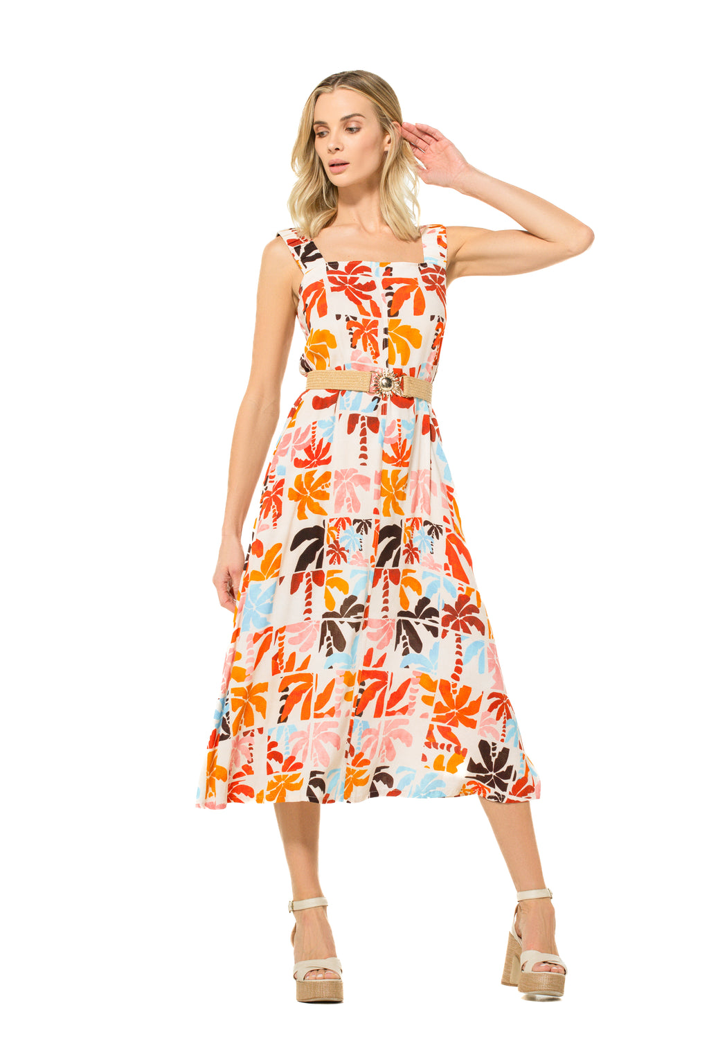 Jurken zonder mouw multicolor Caroline Biss