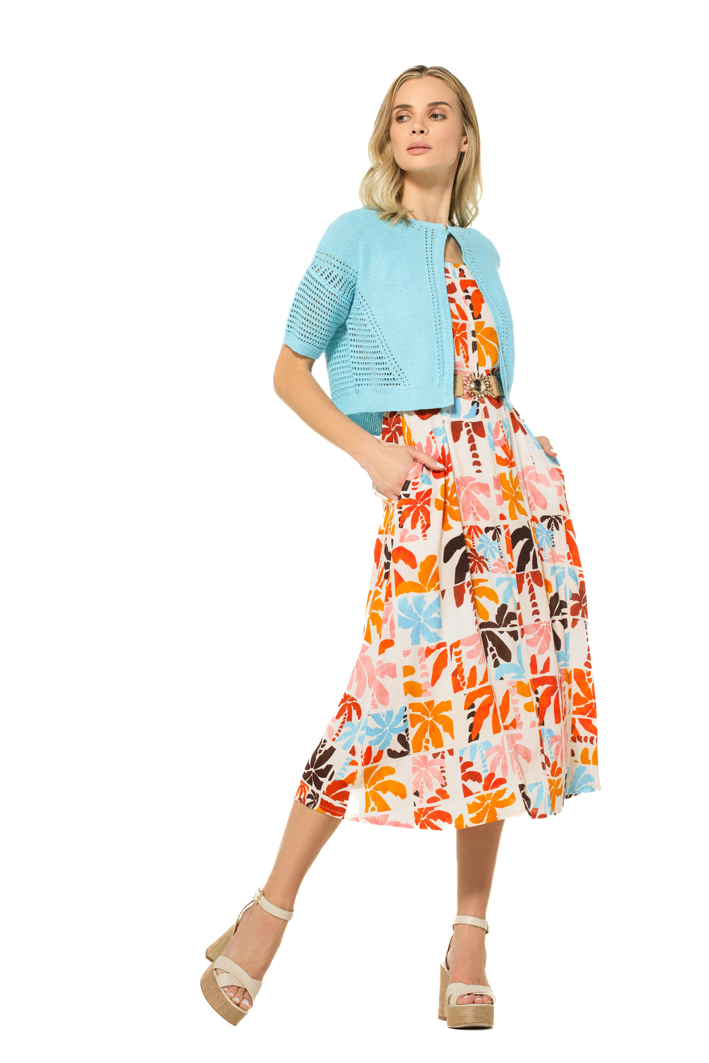 Jurken zonder mouw multicolor Caroline Biss