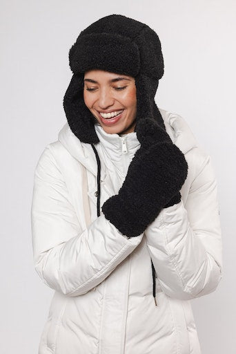 Handschoenen zwart Rino&Pelle