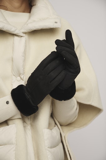 Handschoenen zwart Rino&Pelle