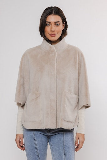 Poncho's beige Rino&Pelle