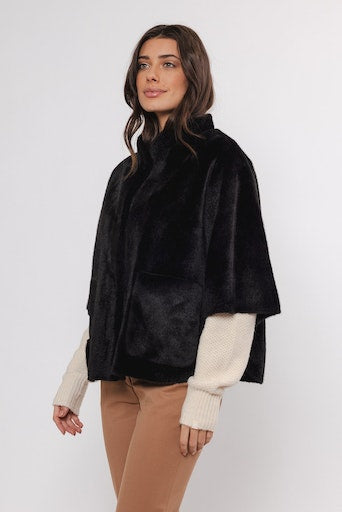 Poncho's zwart Rino&Pelle