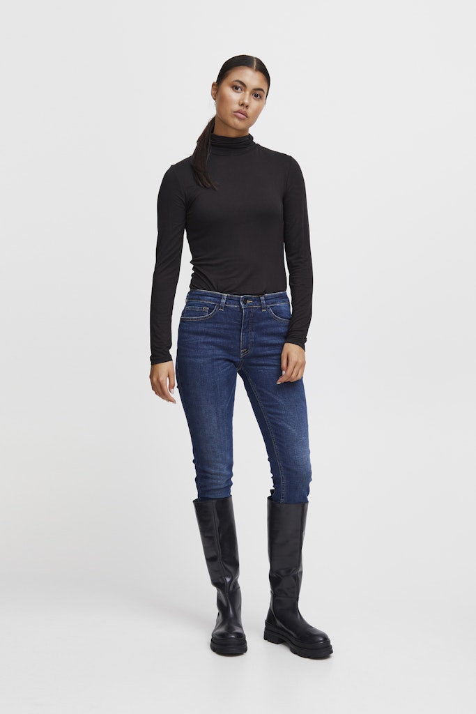 T-shirts lange mouw zwart ICHI