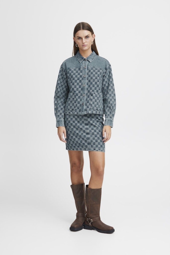 Jeansjassen blauw ICHI