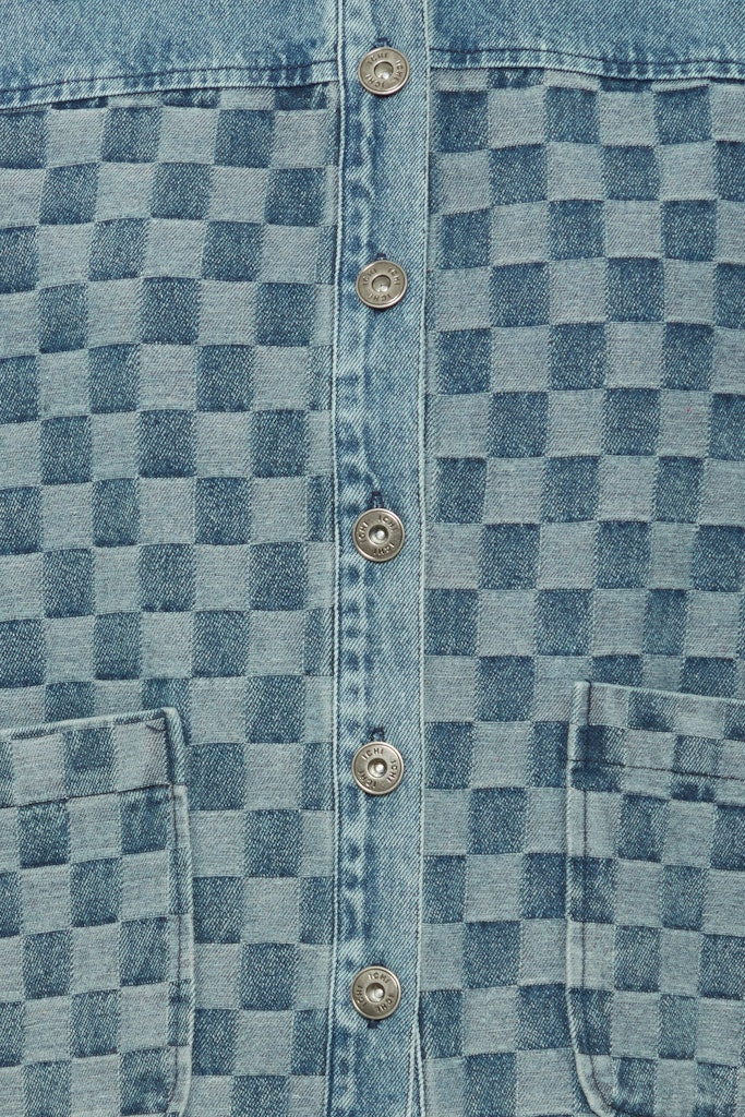 Jeansjassen blauw ICHI