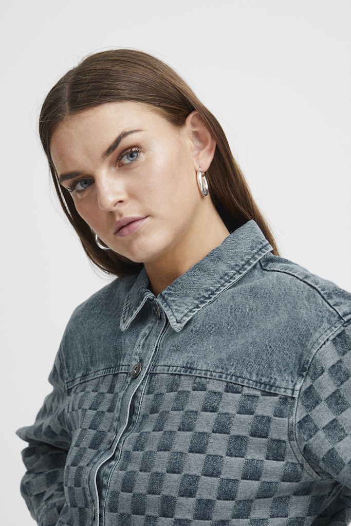 Jeansjassen blauw ICHI
