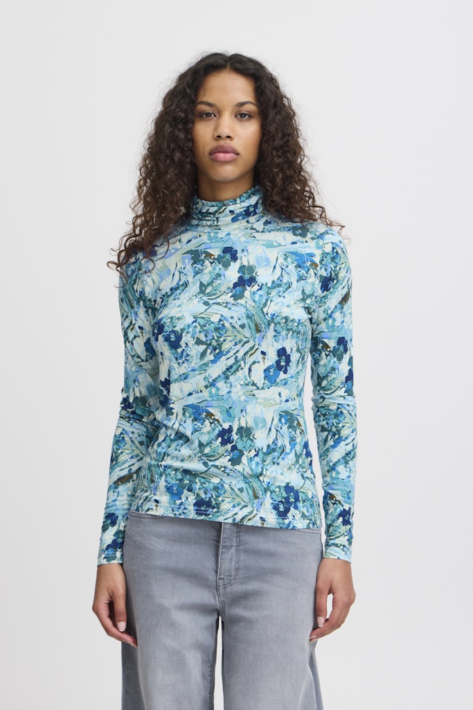 T-shirts lange mouw multicolor ICHI