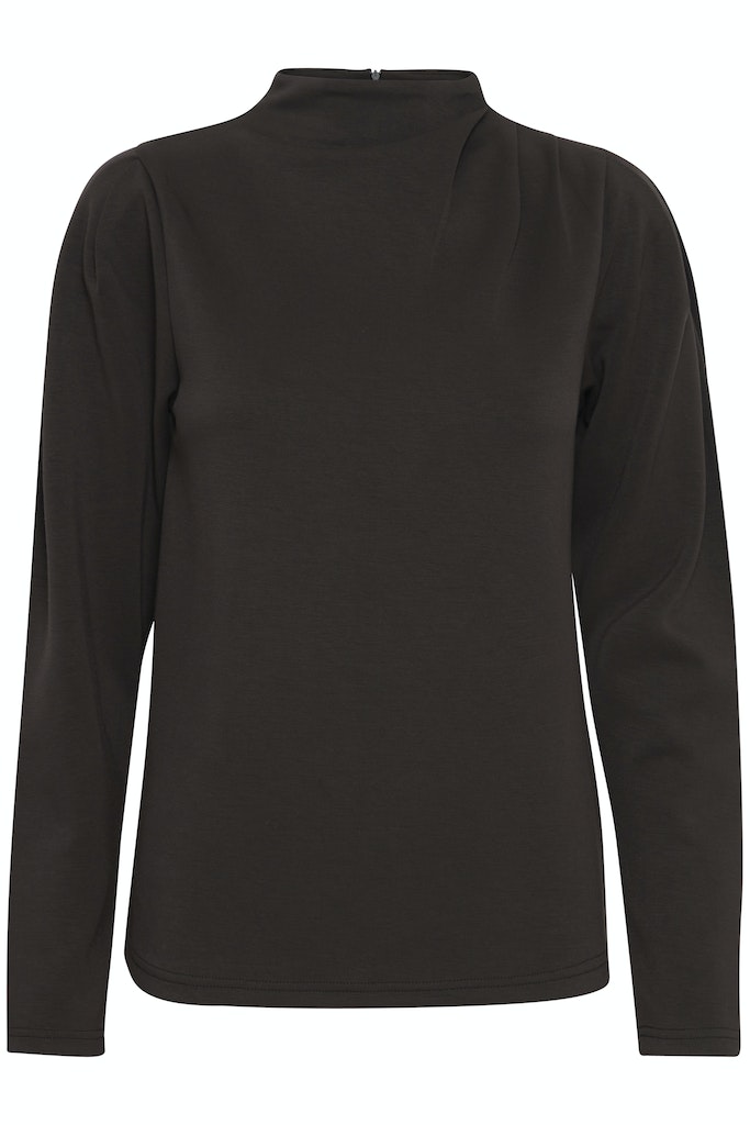 T-shirts lange mouw zwart ICHI