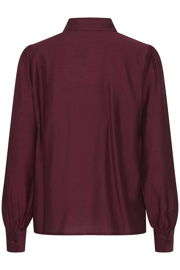 Blouses lange mouw rood ICHI