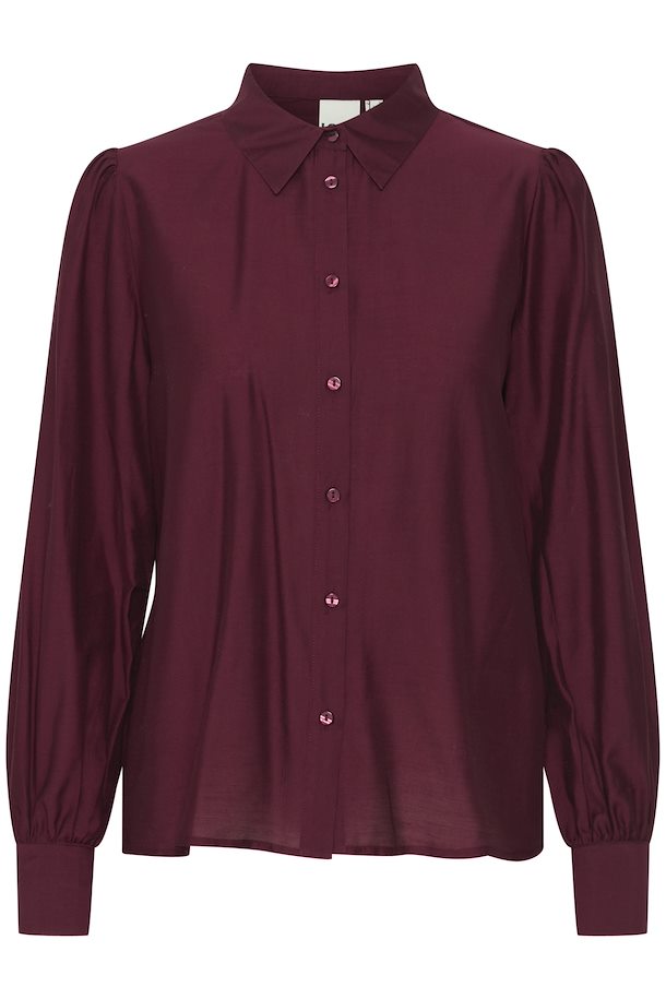 Blouses lange mouw rood ICHI