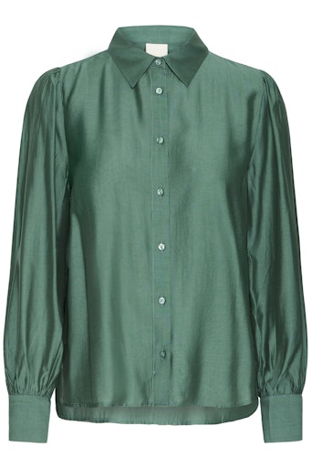 Blouses lange mouw groen ICHI