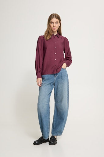 Blouses lange mouw roze ICHI