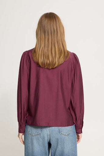 Blouses lange mouw roze ICHI