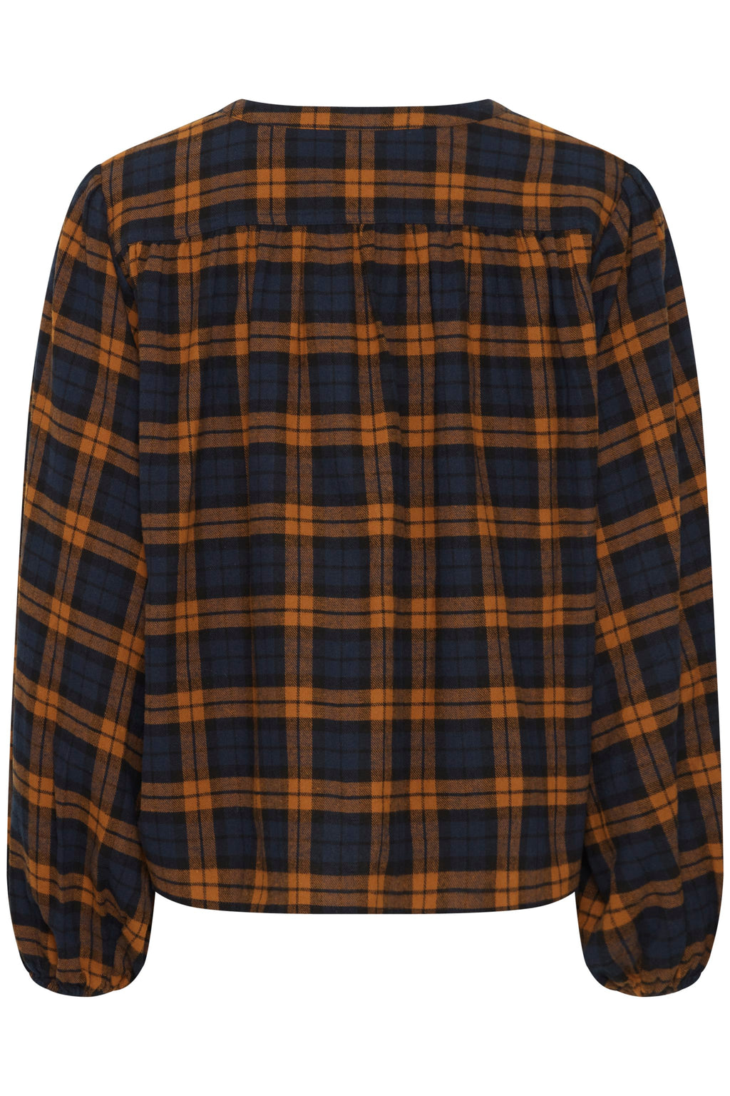 Blouses lange mouw bruin ICHI