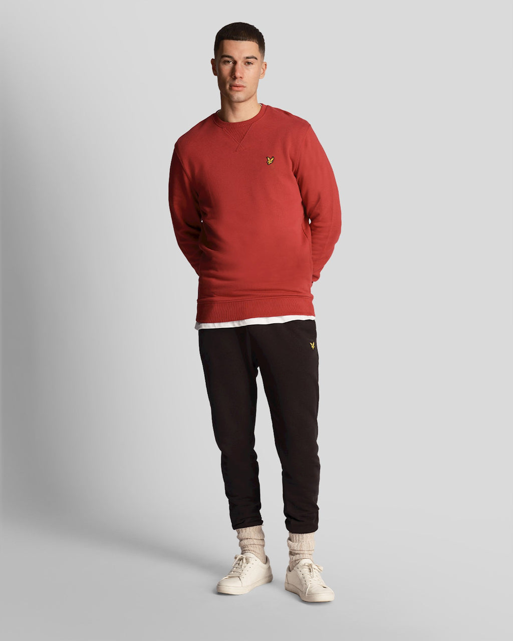Sweaters rood Lyle & Scott