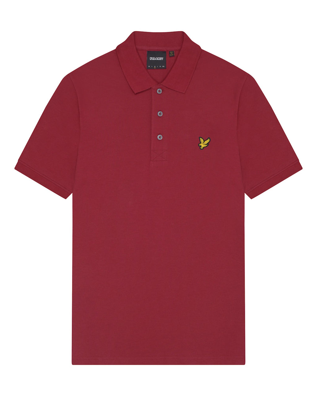 Polo's korte mouw rood Lyle & Scott
