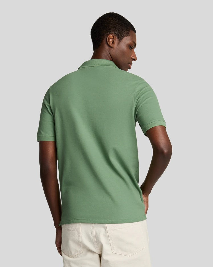 Polo's korte mouw groen Lyle & Scott
