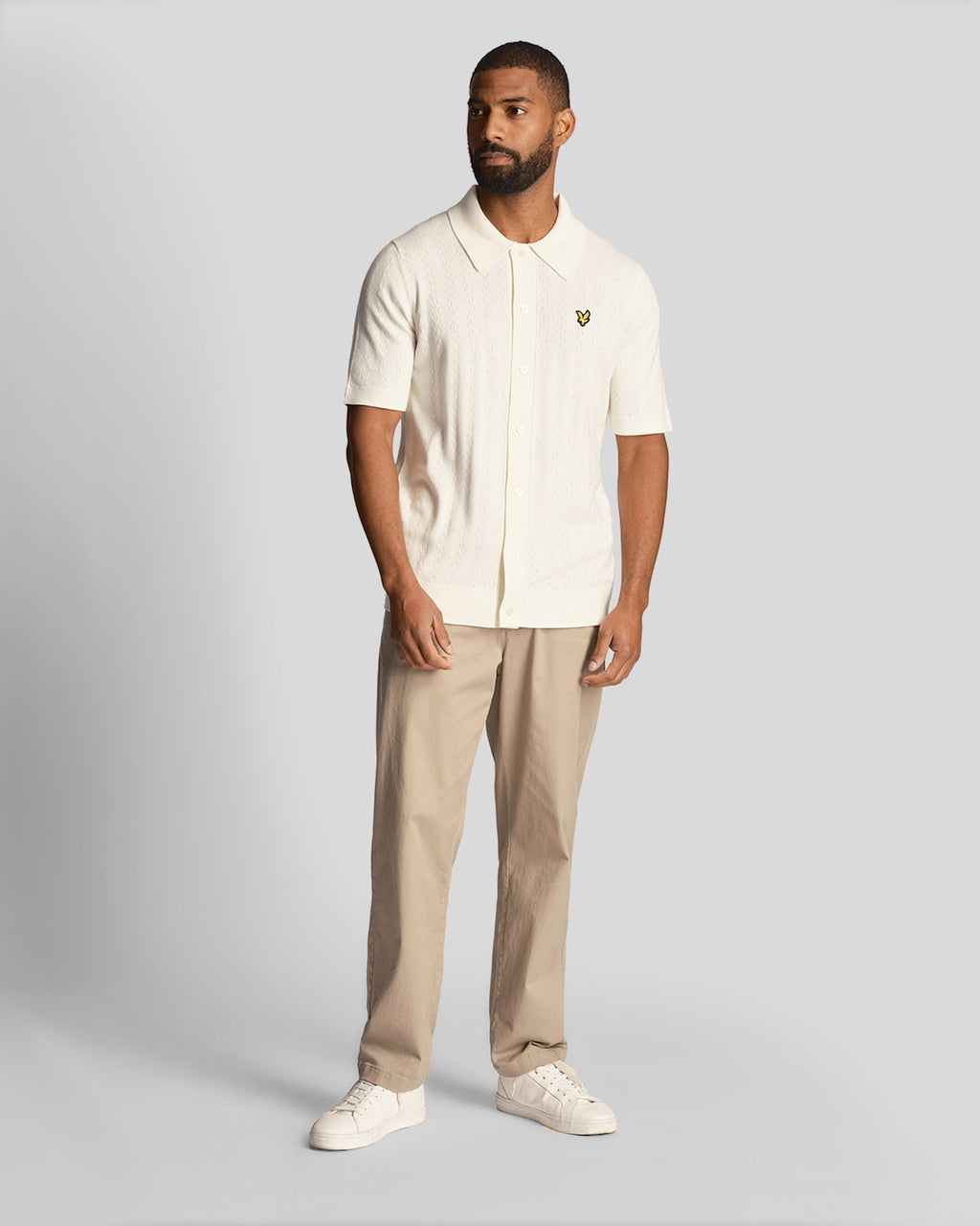 Polo's korte mouw wit Lyle & Scott