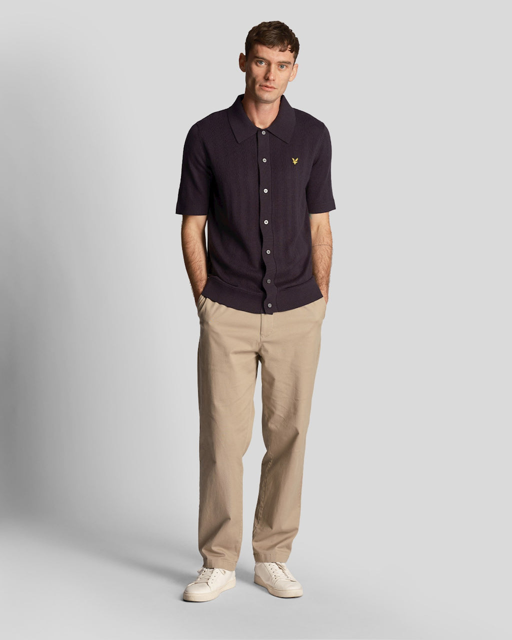 Polo's korte mouw blauw Lyle & Scott