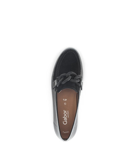 Loafers zwart Gabor