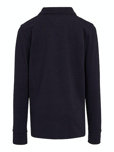 Polo's lange mouw navy Tommy Hilfiger