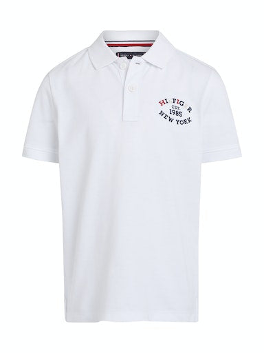 Polo's korte mouw wit Tommy Hilfiger