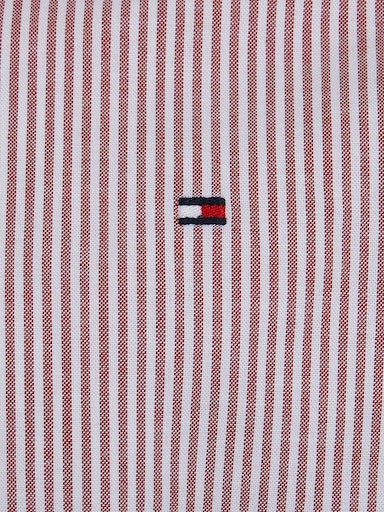 Hemden lange mouw rood Tommy Hilfiger