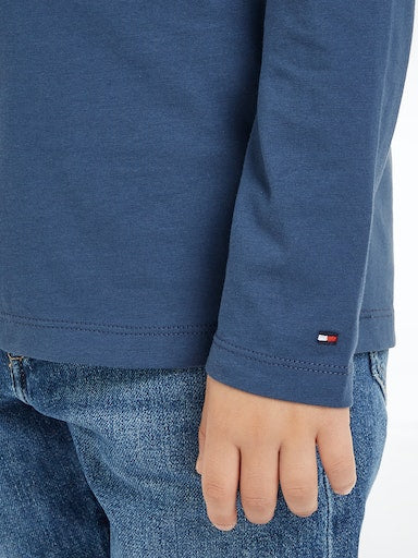 T-shirts lange mouw blauw Tommy Hilfiger