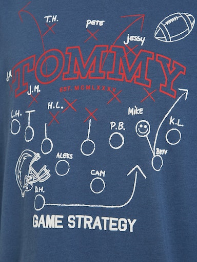 T-shirts lange mouw blauw Tommy Hilfiger