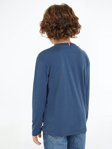 T-shirts lange mouw blauw Tommy Hilfiger