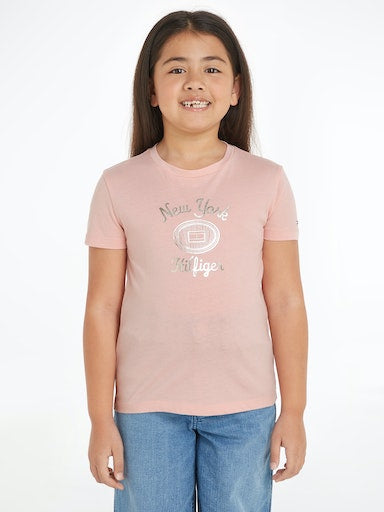 T-shirts korte mouw roze Tommy Hilfiger