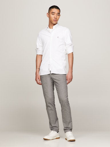 Hemden lange mouw wit Tommy Hilfiger