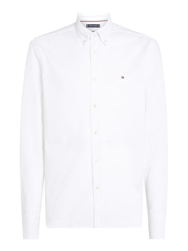 Hemden lange mouw wit Tommy Hilfiger