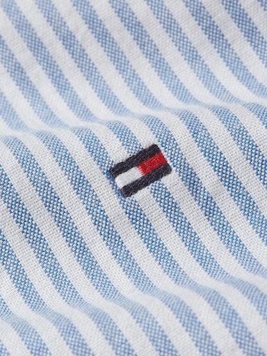 Hemden lange mouw blauw Tommy Hilfiger