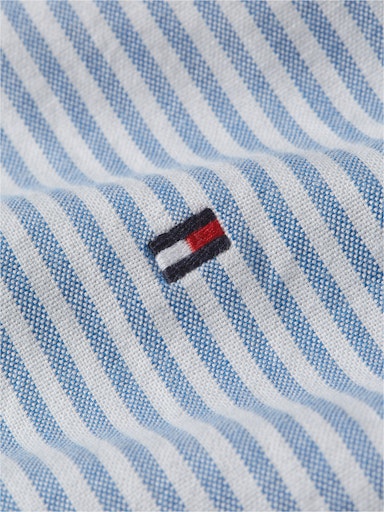 Hemden lange mouw blauw Tommy Hilfiger