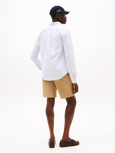 Hemden lange mouw blauw Tommy Hilfiger