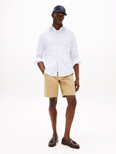 Hemden lange mouw blauw Tommy Hilfiger