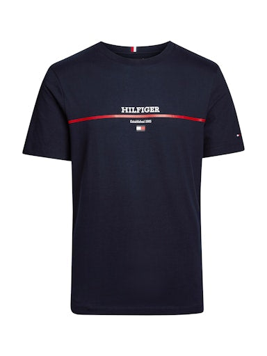 T-shirts korte mouw navy Tommy Hilfiger