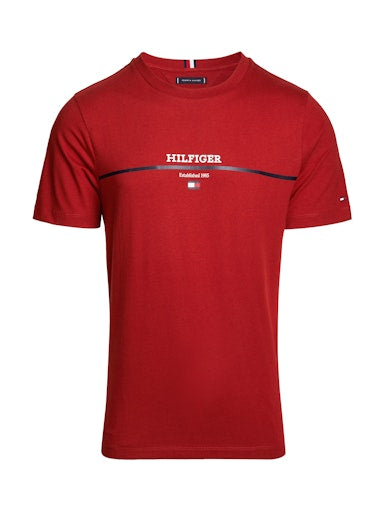 T-shirts korte mouw rood Tommy Hilfiger