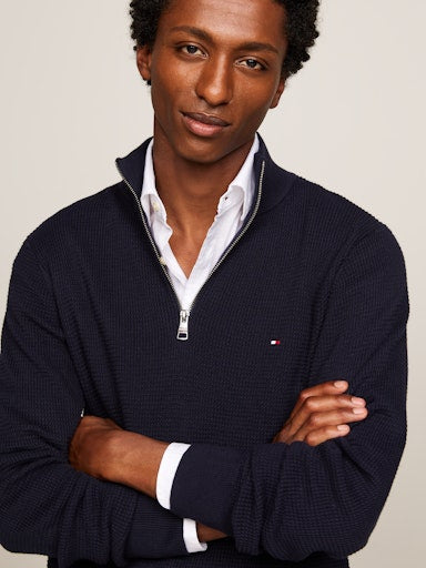 Pulls navy Tommy Hilfiger