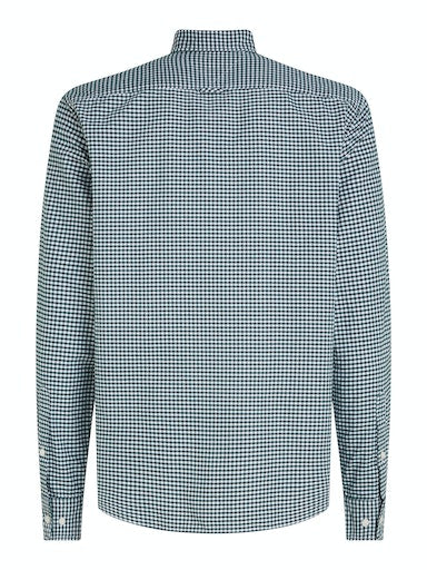 Hemden lange mouw groen Tommy Hilfiger