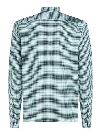 Hemden lange mouw groen Tommy Hilfiger