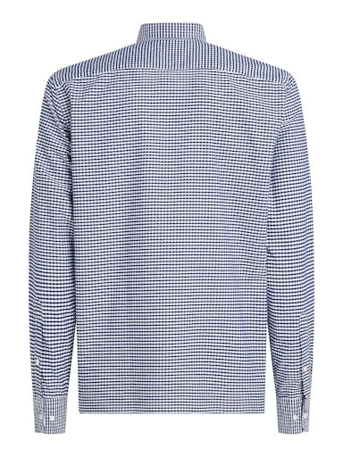 Hemden lange mouw blauw Tommy Hilfiger