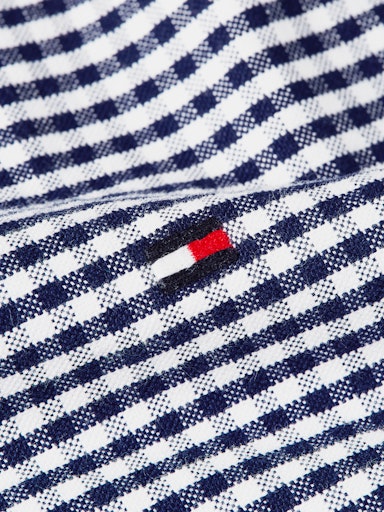 Hemden lange mouw blauw Tommy Hilfiger