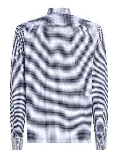 Hemden lange mouw blauw Tommy Hilfiger